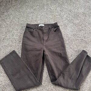 Abercrombie & Fitch Women's High Rise Jeans - Brown